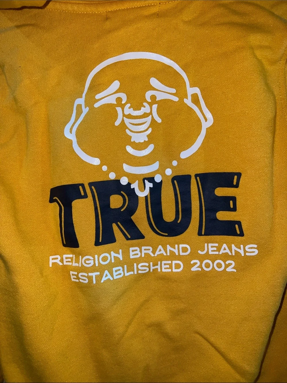 True Religion Kids Yellow Full-Zip Hoodie